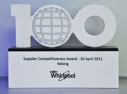 2011年惠而浦100周年*具競爭力大獎(jiǎng)